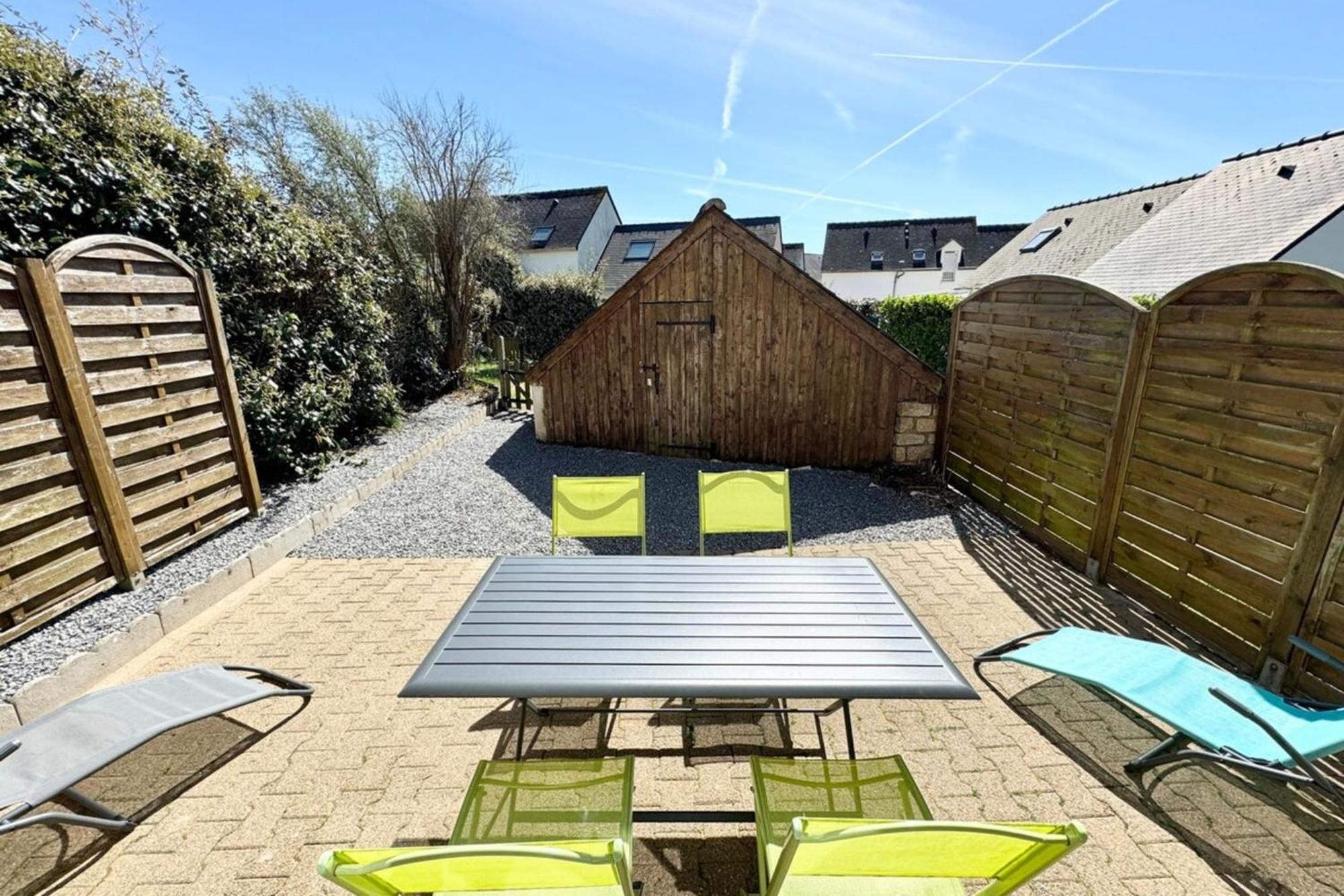 Charmante Maisonnette Terrasse - Proche Plages Guidel Exteriör bild